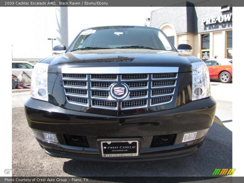 Black Raven / Ebony/Ebony 2009 Cadillac Escalade AWD