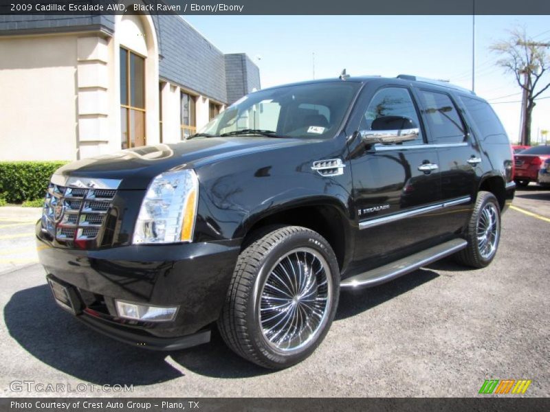 Black Raven / Ebony/Ebony 2009 Cadillac Escalade AWD