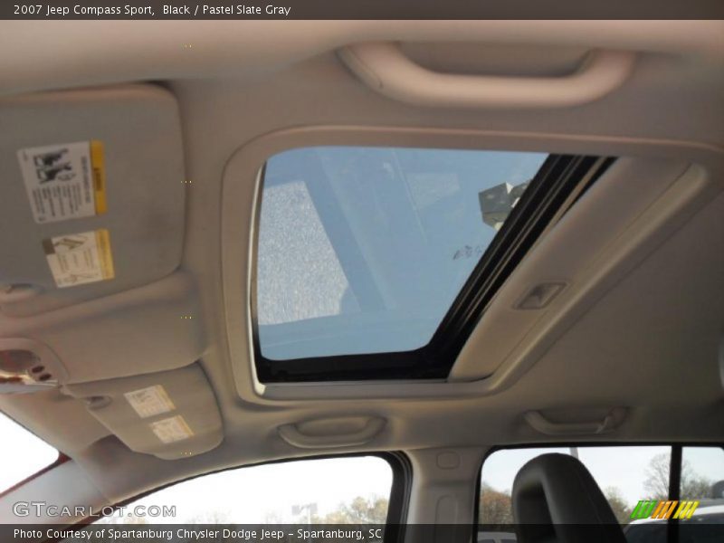 Black / Pastel Slate Gray 2007 Jeep Compass Sport