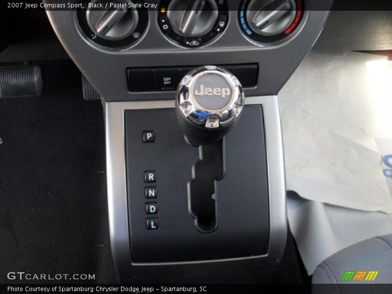 Black / Pastel Slate Gray 2007 Jeep Compass Sport