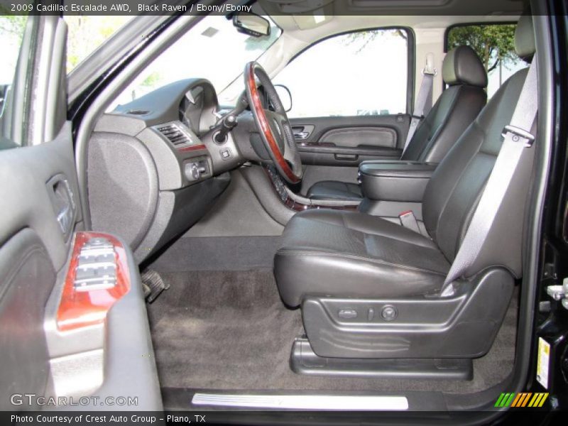Black Raven / Ebony/Ebony 2009 Cadillac Escalade AWD
