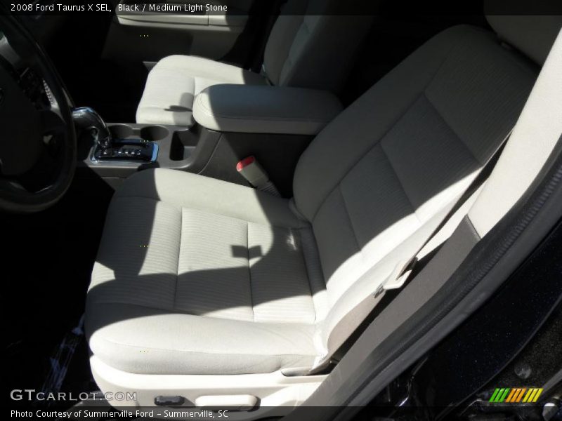 Black / Medium Light Stone 2008 Ford Taurus X SEL