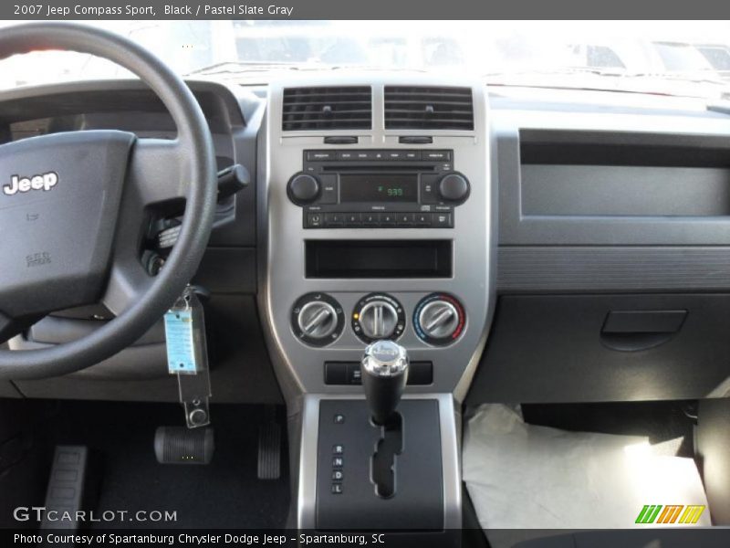 Black / Pastel Slate Gray 2007 Jeep Compass Sport