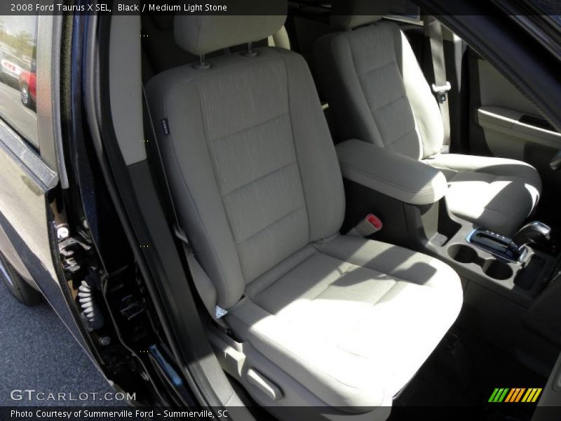 Black / Medium Light Stone 2008 Ford Taurus X SEL