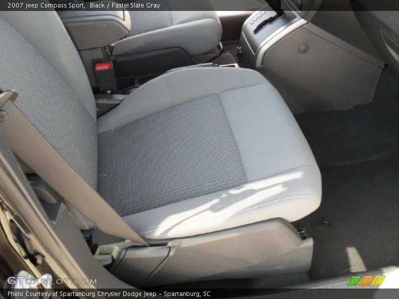 Black / Pastel Slate Gray 2007 Jeep Compass Sport