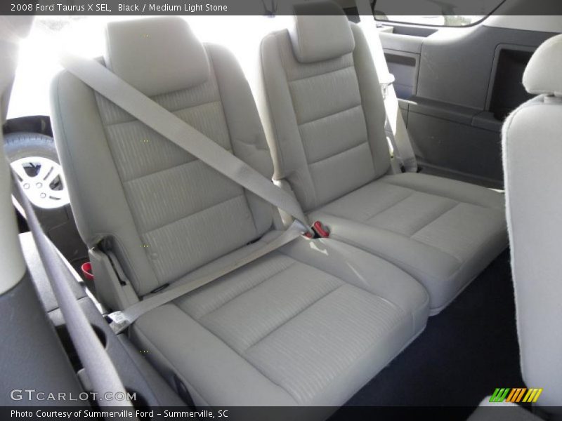 Black / Medium Light Stone 2008 Ford Taurus X SEL