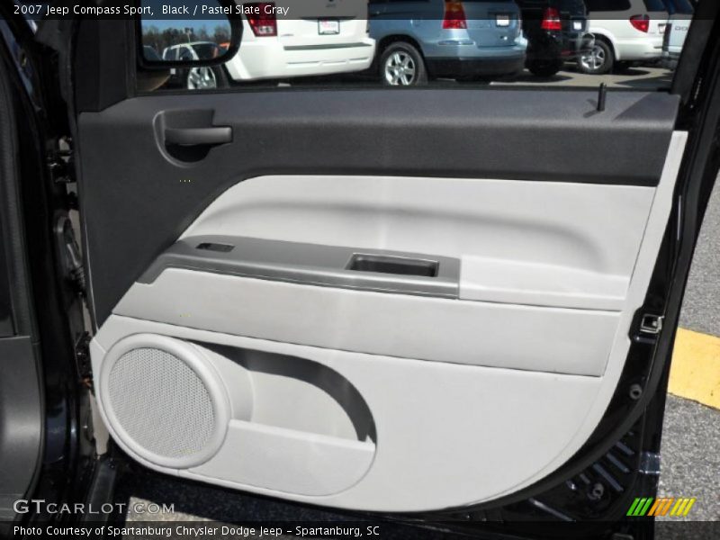 Black / Pastel Slate Gray 2007 Jeep Compass Sport