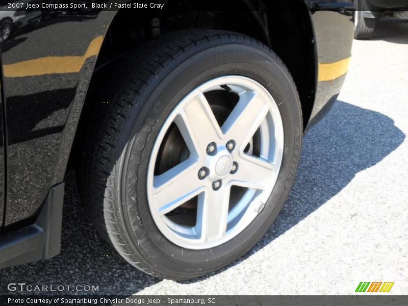 Black / Pastel Slate Gray 2007 Jeep Compass Sport