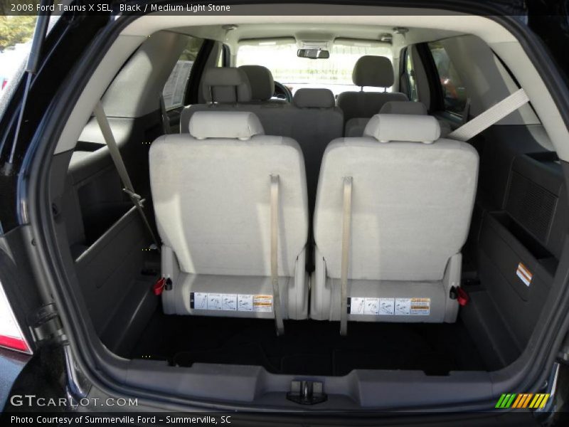 Black / Medium Light Stone 2008 Ford Taurus X SEL