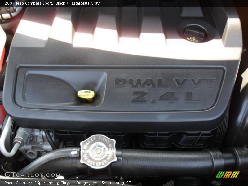 Black / Pastel Slate Gray 2007 Jeep Compass Sport
