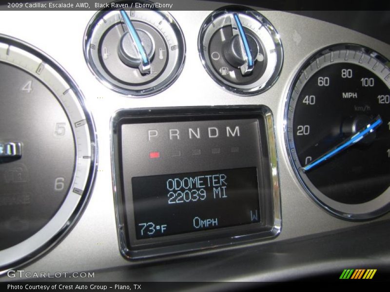 Black Raven / Ebony/Ebony 2009 Cadillac Escalade AWD