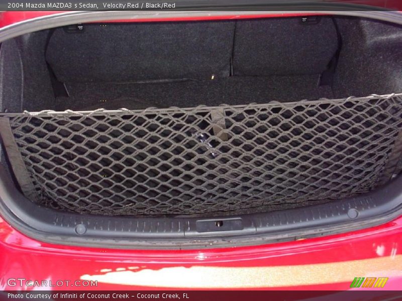 Velocity Red / Black/Red 2004 Mazda MAZDA3 s Sedan