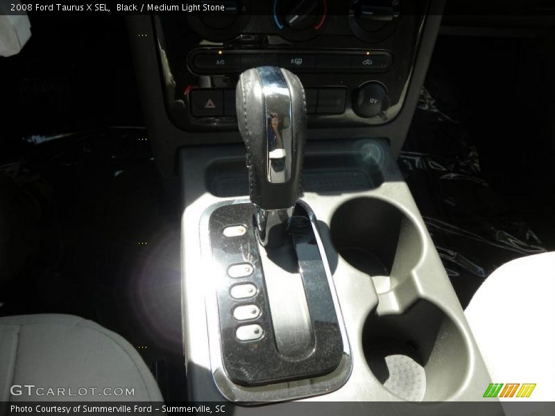 Black / Medium Light Stone 2008 Ford Taurus X SEL