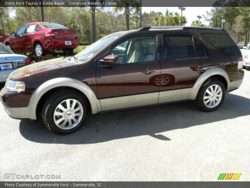 Cinnamon Metallic / Camel 2009 Ford Taurus X Eddie Bauer