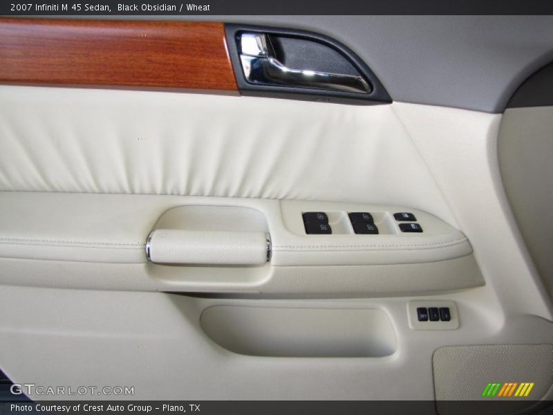 Black Obsidian / Wheat 2007 Infiniti M 45 Sedan