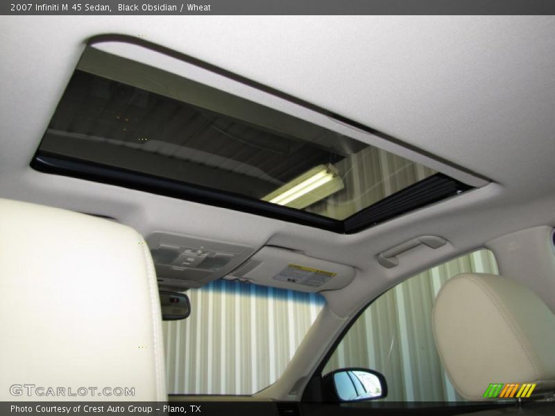Black Obsidian / Wheat 2007 Infiniti M 45 Sedan
