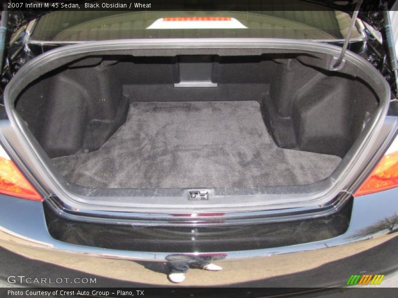 Black Obsidian / Wheat 2007 Infiniti M 45 Sedan