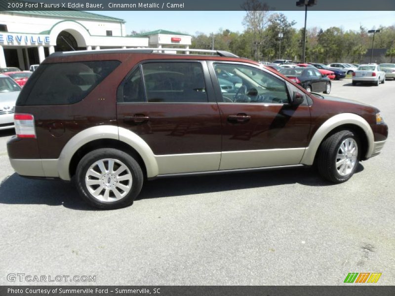 Cinnamon Metallic / Camel 2009 Ford Taurus X Eddie Bauer