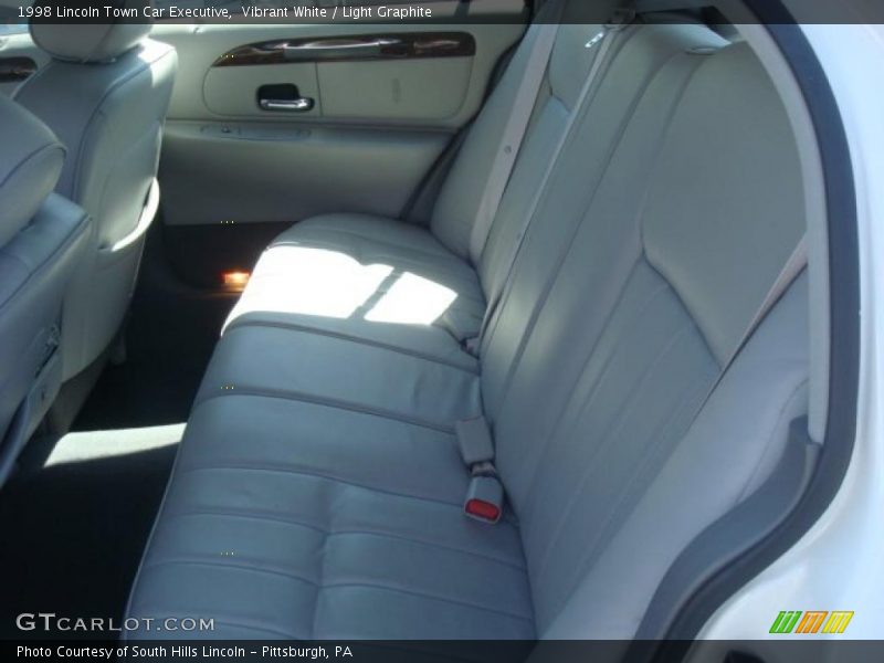 Vibrant White / Light Graphite 1998 Lincoln Town Car Executive