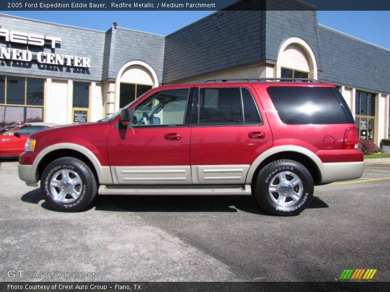 Redfire Metallic / Medium Parchment 2005 Ford Expedition Eddie Bauer