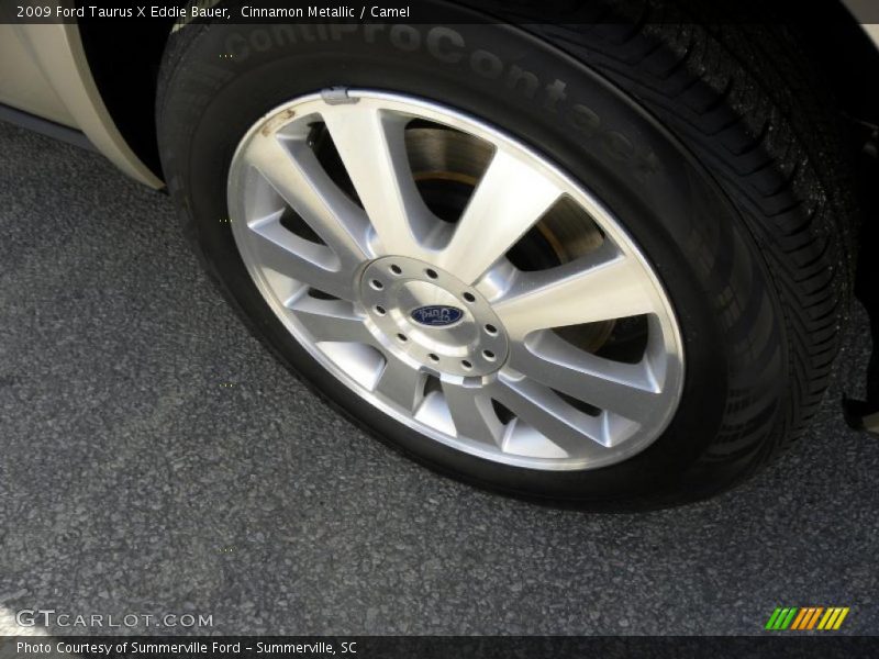 Cinnamon Metallic / Camel 2009 Ford Taurus X Eddie Bauer