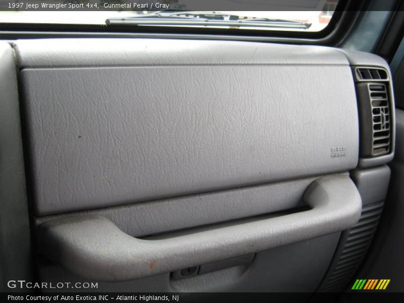 Gunmetal Pearl / Gray 1997 Jeep Wrangler Sport 4x4