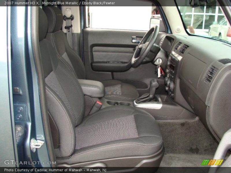 Midnight Blue Metallic / Ebony Black/Pewter 2007 Hummer H3 X