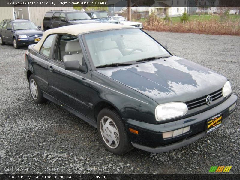 Bright Green Metallic / Keisel 1999 Volkswagen Cabrio GL