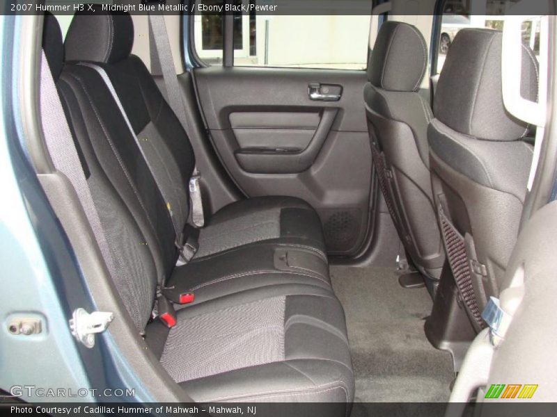 Midnight Blue Metallic / Ebony Black/Pewter 2007 Hummer H3 X