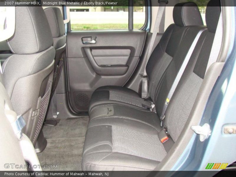 Midnight Blue Metallic / Ebony Black/Pewter 2007 Hummer H3 X