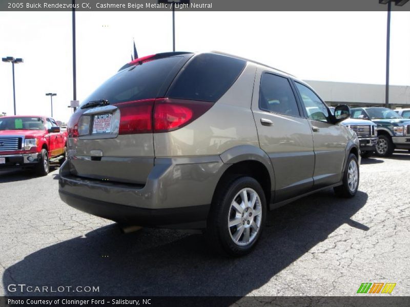 Cashmere Beige Metallic / Light Neutral 2005 Buick Rendezvous CX