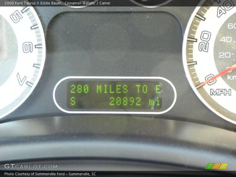 Cinnamon Metallic / Camel 2009 Ford Taurus X Eddie Bauer