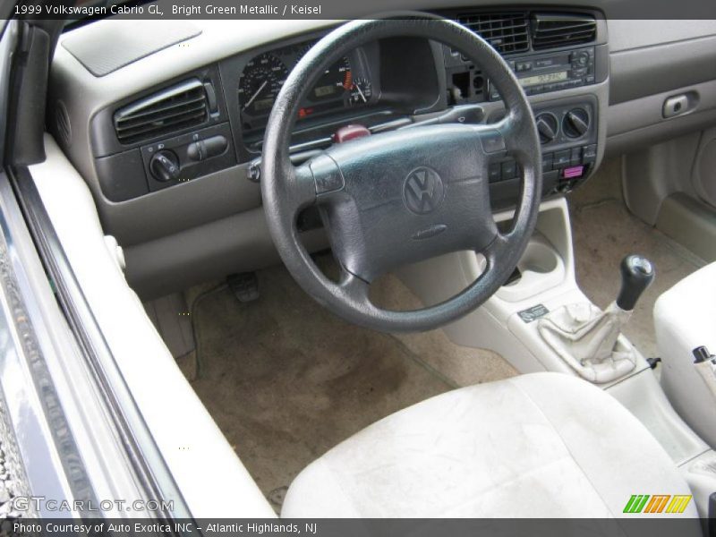 Bright Green Metallic / Keisel 1999 Volkswagen Cabrio GL