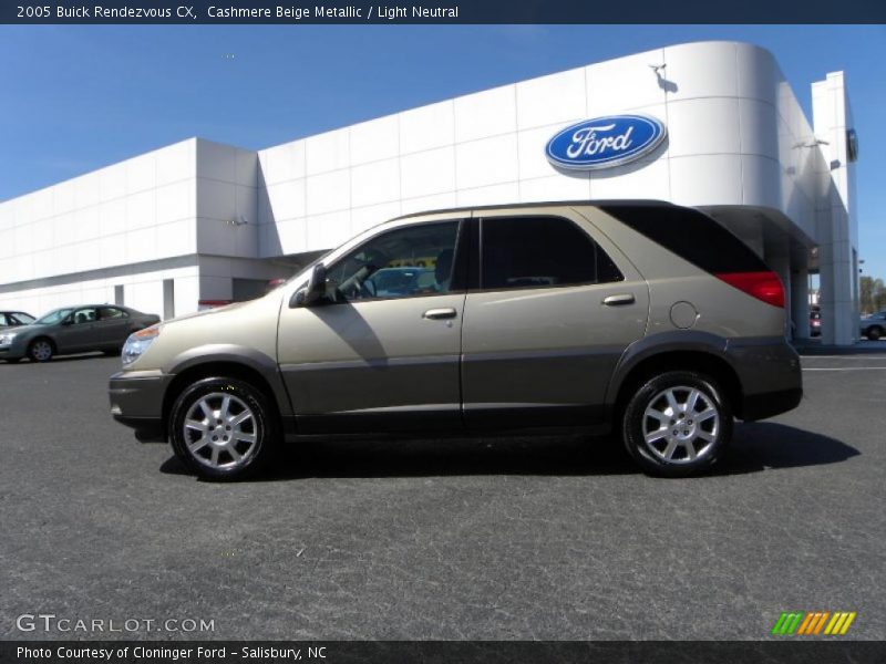 Cashmere Beige Metallic / Light Neutral 2005 Buick Rendezvous CX