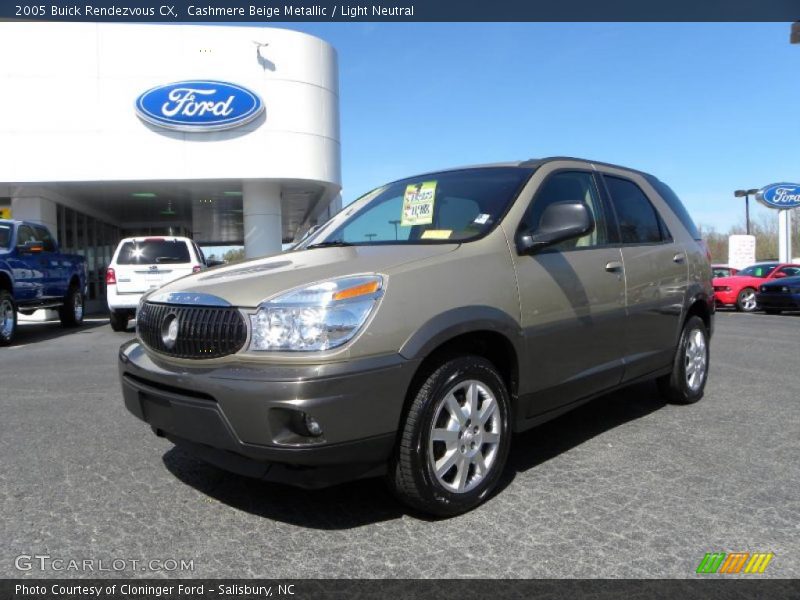Cashmere Beige Metallic / Light Neutral 2005 Buick Rendezvous CX