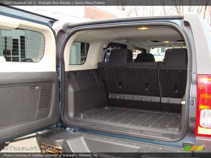 Midnight Blue Metallic / Ebony Black/Pewter 2007 Hummer H3 X