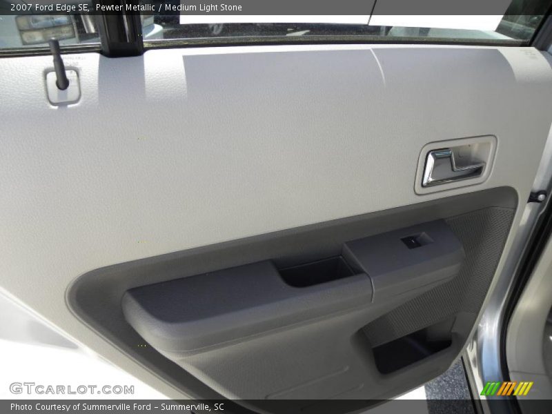 Pewter Metallic / Medium Light Stone 2007 Ford Edge SE