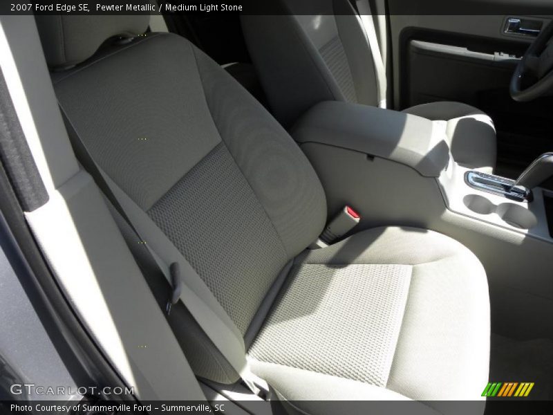 Pewter Metallic / Medium Light Stone 2007 Ford Edge SE