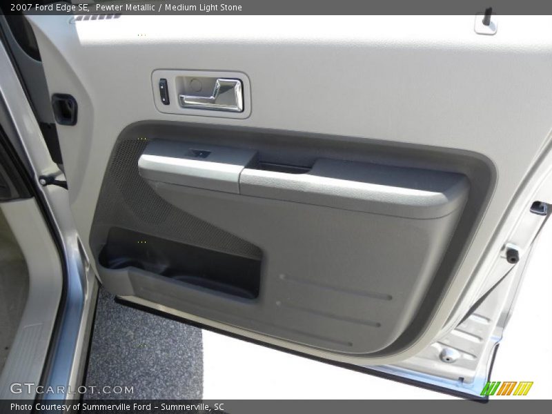 Pewter Metallic / Medium Light Stone 2007 Ford Edge SE