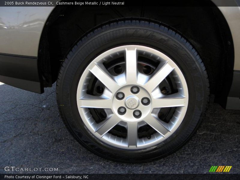 Cashmere Beige Metallic / Light Neutral 2005 Buick Rendezvous CX