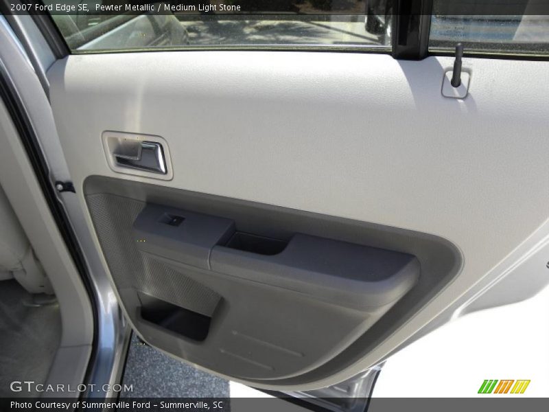 Pewter Metallic / Medium Light Stone 2007 Ford Edge SE