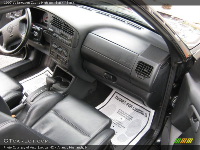 Black / Black 1997 Volkswagen Cabrio Highline