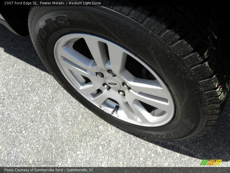 Pewter Metallic / Medium Light Stone 2007 Ford Edge SE