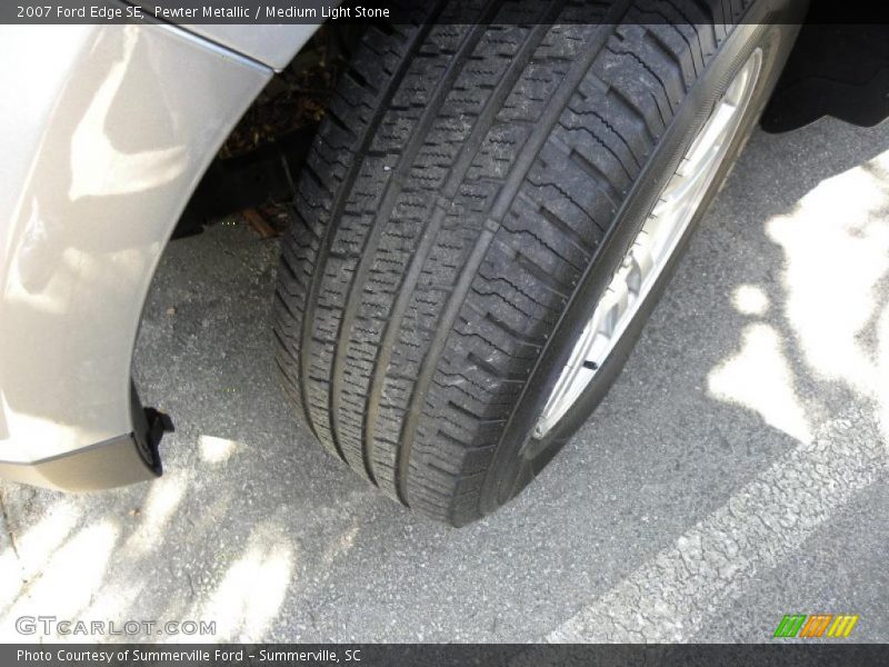 Pewter Metallic / Medium Light Stone 2007 Ford Edge SE