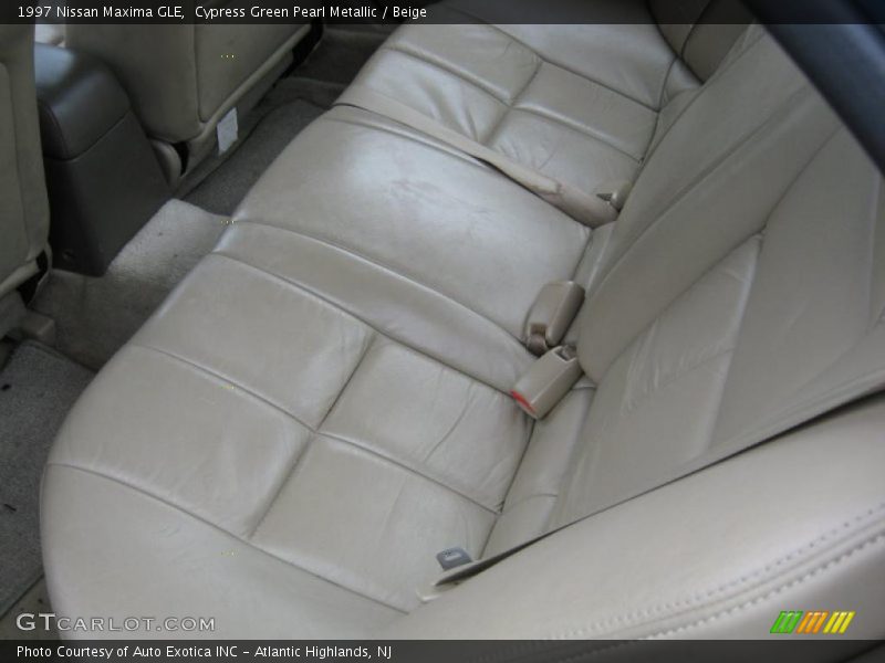 Cypress Green Pearl Metallic / Beige 1997 Nissan Maxima GLE