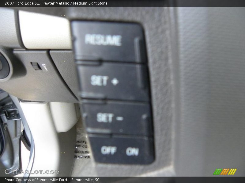 Pewter Metallic / Medium Light Stone 2007 Ford Edge SE
