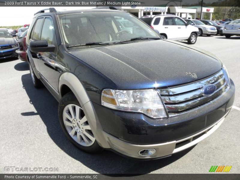 Dark Ink Blue Metallic / Medium Light Stone 2009 Ford Taurus X Eddie Bauer
