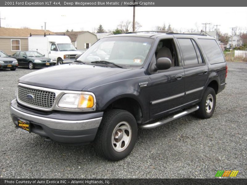 Deep Wedgewood Blue Metallic / Medium Graphite 2001 Ford Expedition XLT 4x4
