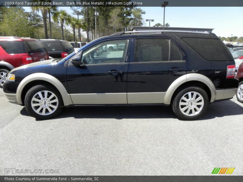 Dark Ink Blue Metallic / Medium Light Stone 2009 Ford Taurus X Eddie Bauer