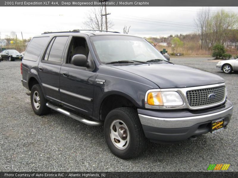 Deep Wedgewood Blue Metallic / Medium Graphite 2001 Ford Expedition XLT 4x4